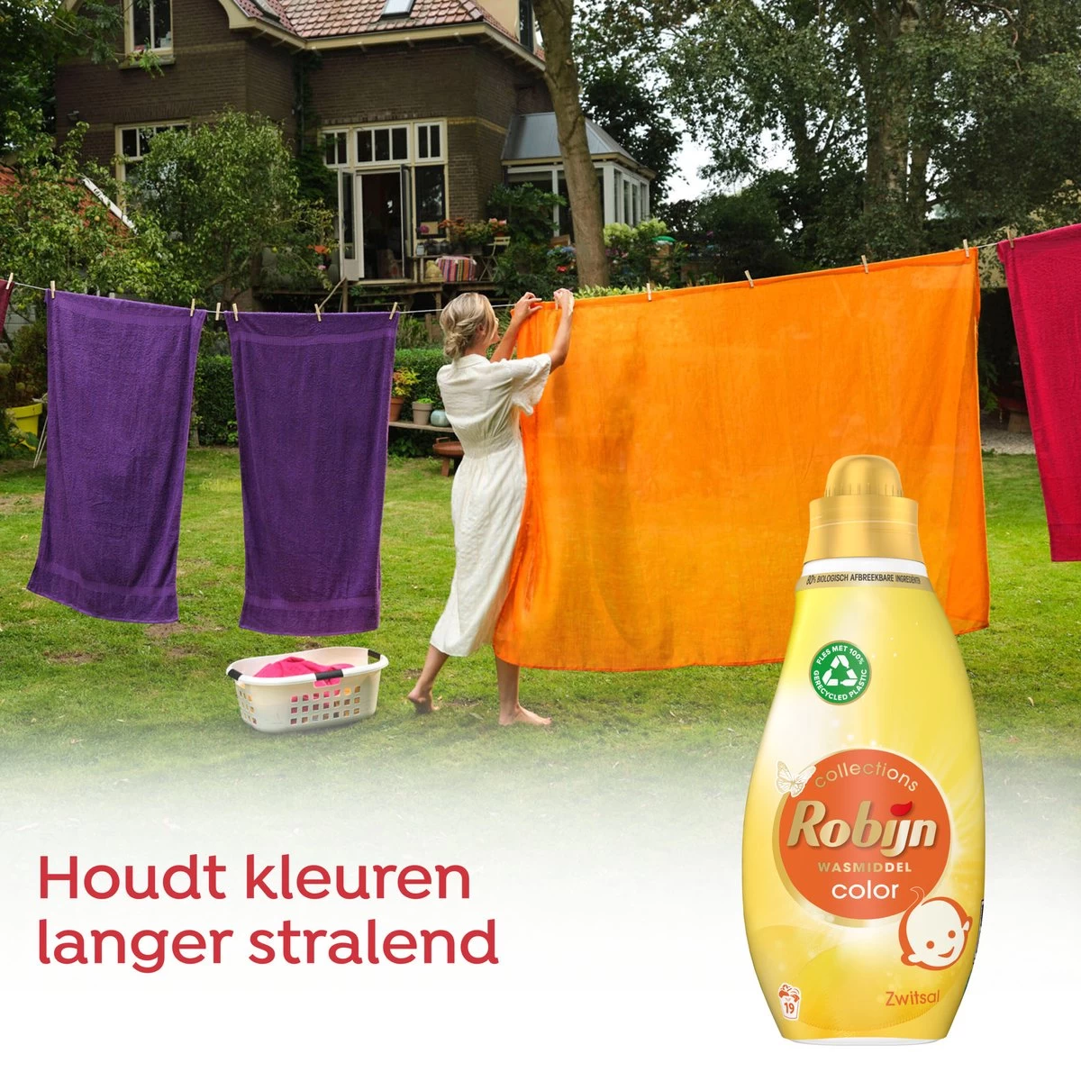 Robijn Klein & Krachtig Collections Color Zwitsal Vloeibaar Wasmiddel - 8 X 19 Wasbeurten - Voordeelverpakking 7 Robijn Klein & Krachtig Collections Color Zwitsal Vloeibaar Wasmiddel - 8 X 19 Wasbeurten - Voordeelverpakking - Afbeelding 5