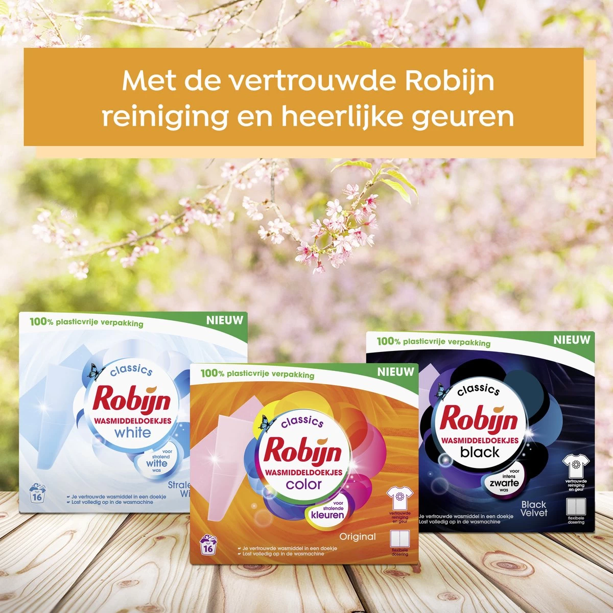 Robijn Classics Color Wasmiddeldoekjes - 4 X 16 Wasstrips - Voordeelverpakking 9 Robijn Classics Color Wasmiddeldoekjes - 4 X 16 Wasstrips - Voordeelverpakking - Afbeelding 7