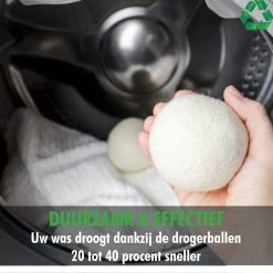 Merkloos Drogerballen Wol XL 6 Stuks - Duurzaam - Wasverzachter - Drogerbollen - Wasdrogerballen - Wasbollen -Leven Producten Winkel 1200x1200 394