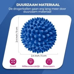 Roegaarden Drogerballen - Wasbollen - 6 Stuks - Siliconen - Sneller Droog - Anti-kreuk -Leven Producten Winkel 1200x1200 397