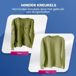 Roegaarden Drogerballen - Wasbollen - 6 Stuks - Siliconen - Sneller Droog - Anti-kreuk -Leven Producten Winkel 1200x1200 398