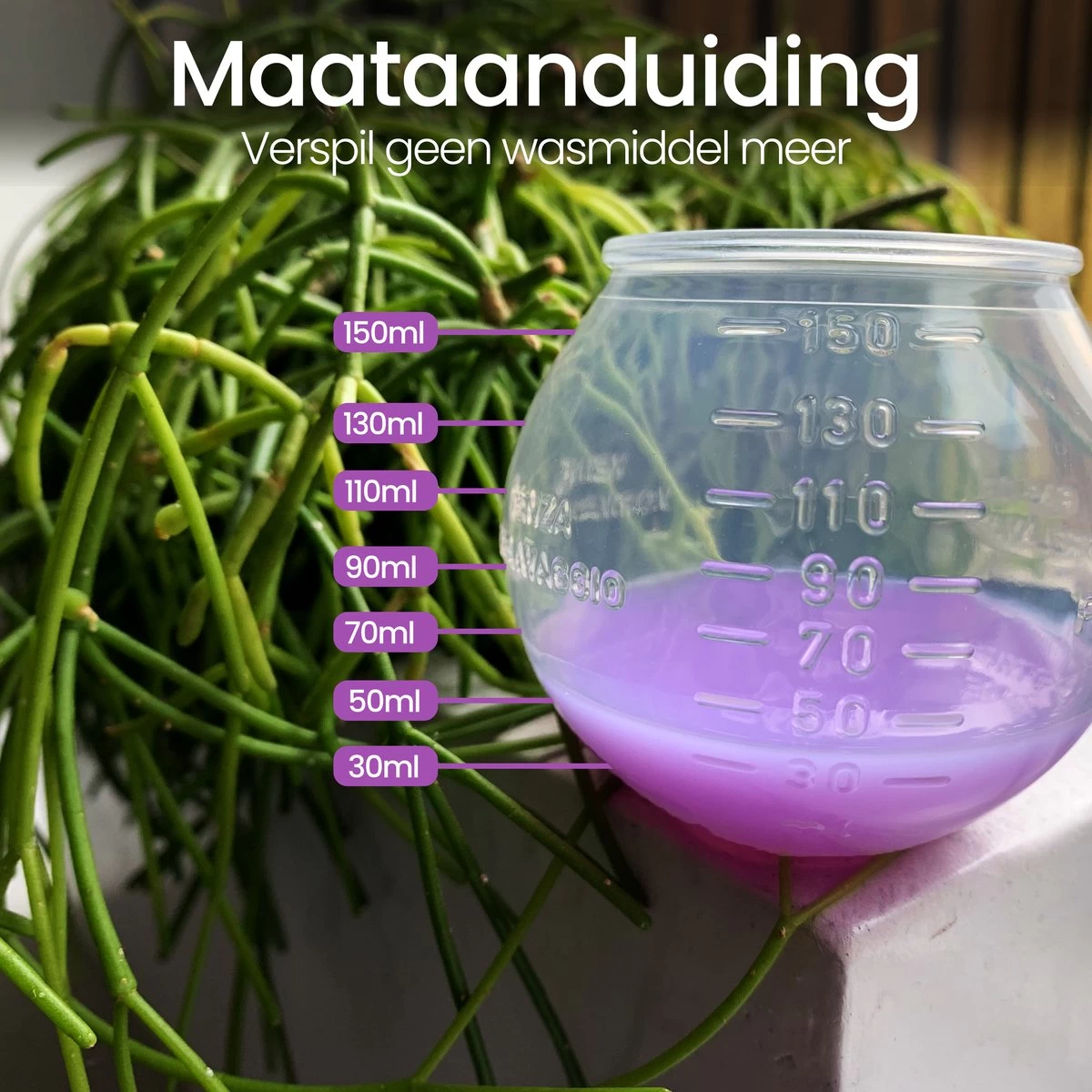 BluGo Doseerbol 5 Stuks - Wasbollen - Doseerdop - Drogerballen - Wasballen - Herbruikbaar - Maataanduiding - 150ml 4 BluGo Doseerbol 5 Stuks - Wasbollen - Doseerdop - Drogerballen - Wasballen - Herbruikbaar - Maataanduiding - 150ml - Afbeelding 2