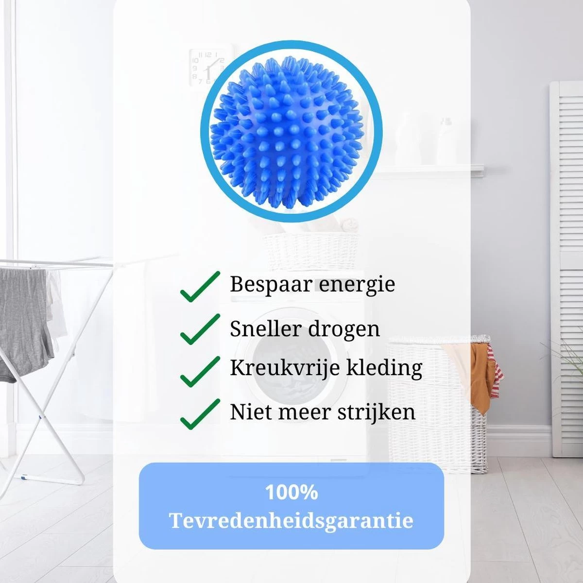 Wasdroger Ballen - Wasbol - Droogballen - Wasbal - Wasballen - Drogerballen - Wasballen Voor Wasmachine - 4 Stuks 6 Wasdroger Ballen - Wasbol - Droogballen - Wasbal - Wasballen - Drogerballen - Wasballen Voor Wasmachine - 4 Stuks - Afbeelding 4