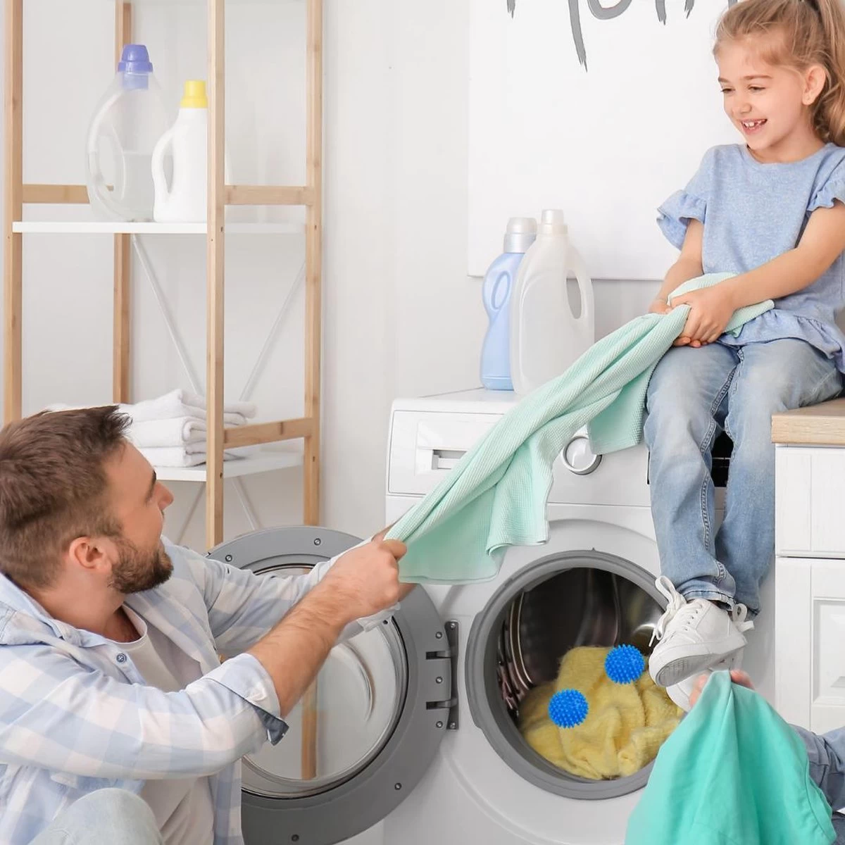 Wasdroger Ballen - Wasbol - Droogballen - Wasbal - Wasballen - Drogerballen - Wasballen Voor Wasmachine - 4 Stuks 12 Wasdroger Ballen - Wasbol - Droogballen - Wasbal - Wasballen - Drogerballen - Wasballen Voor Wasmachine - 4 Stuks - Afbeelding 10