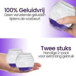 BluGo Doseerbol 2 Stuks - Wasbollen - Doseerdop - Drogerballen - Wasballen - Wasmiddel - Herbruikbaar - Maataanduiding - 150ml 14 BluGo Doseerbol 2 Stuks - Wasbollen - Doseerdop - Drogerballen - Wasballen - Wasmiddel - Herbruikbaar - Maataanduiding - 150ml -Leven Producten Winkel 1200x1200 424