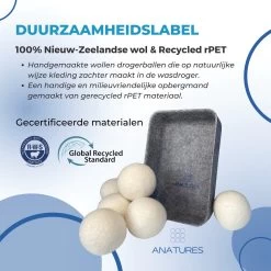 ANATURES Wollen XL Drogerballen 6 Stuks In Opbergmand – Herbruikbare Droogballen Wasdroger – Nieuw Zeelands RWS Schaapswol - Wasdrogerballen Duurzaam – Natuurlijke Wasverzachter 23 ANATURES Wollen XL Drogerballen 6 Stuks In Opbergmand – Herbruikbare Droogballen Wasdroger – Nieuw Zeelands RWS Schaapswol - Wasdrogerballen Duurzaam – Natuurlijke Wasverzachter -Leven Producten Winkel 1200x1200 435