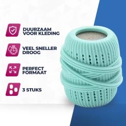 Roegaarden Drogerballen - Droogballen - Met Spons - Duurzaam - Sneller Droog 12 Roegaarden Drogerballen - Droogballen - Met Spons - Duurzaam - Sneller Droog -Leven Producten Winkel 1200x1200 440