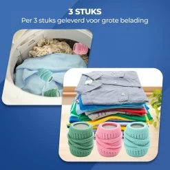 Roegaarden Drogerballen - Droogballen - Met Spons - Duurzaam - Sneller Droog 15 Roegaarden Drogerballen - Droogballen - Met Spons - Duurzaam - Sneller Droog -Leven Producten Winkel 1200x1200 443