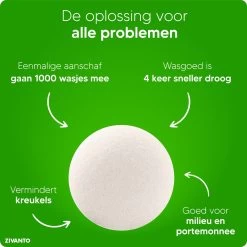 Drogerballen - Droogballen Voor Wasdrogers - Wasdrogerballen, Wasbollen & Wasballen - 100% Diervriendelijk, Duurzaam & Herbruikbaar - Duurzaam Cadeau - Energie Besparen - RWS Wol & Zero Waste - 6 Stuks Van Zivanto -Leven Producten Winkel 1200x1200 470