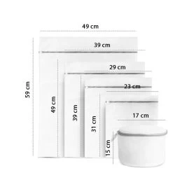 ForDig Wasnet Waszakjes (5 Stuks) Voor Lingerie En Fijne Was - Geschikt Voor Wasmachine - Met Rits - Wit 17 ForDig Wasnet Waszakjes (5 Stuks) Voor Lingerie En Fijne Was - Geschikt Voor Wasmachine - Met Rits - Wit -Leven Producten Winkel 1200x1200 522