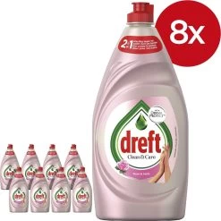 Dreft Clean & Care Rose & Satin Afwasmiddel - 8x780ml - Voordeelverpakking 16 Dreft Clean & Care Rose & Satin Afwasmiddel - 8x780ml - Voordeelverpakking -Leven Producten Winkel 1200x1200 540