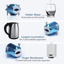 KIMO DIRECT Waterontharder Met 6 Teststrips - Waterontharder - Huishouden Tot 6 Personen - Waterfilter - 7500 Gauss - Blauw 12 KIMO DIRECT Waterontharder Met 6 Teststrips - Waterontharder - Huishouden Tot 6 Personen - Waterfilter - 7500 Gauss - Blauw -Leven Producten Winkel 1200x1200 566