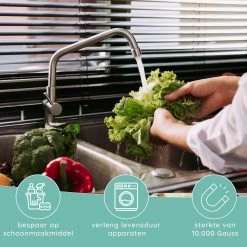 Jooba Magnetische Waterontharder - 1+1 GRATIS - Waterontharder Magneet - Waterontharder Waterleiding - Ontkalker - 4000 Silvertech - Waterontkalker - Antikalk Magneet - Kalkaanslag -Leven Producten Winkel 1200x1200 604