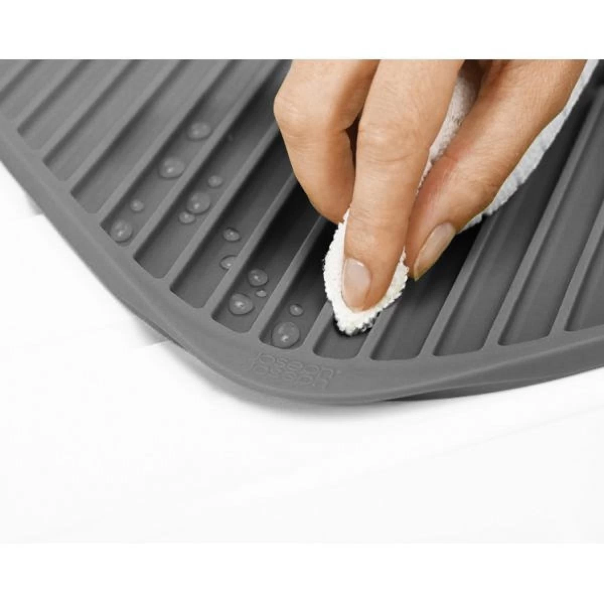 "Joseph Joseph Afdruipmat - Flume - Large - 31 X 43,5 Cm - Grijs" 5 "Joseph Joseph Afdruipmat - Flume - Large - 31 X 43,5 Cm - Grijs" - Afbeelding 3