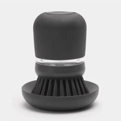 Brabantia Sink Side Afwasborstel - Met Zeepdispenser- Dark Grey -Leven Producten Winkel 1200x1200 758
