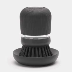 Brabantia Sink Side Afwasborstel - Met Zeepdispenser- Dark Grey -Leven Producten Winkel 1200x1200 759