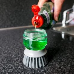 In Round Afwasborstel Met Zeepdispenser / Zeepreservoir – Inclusief Houder – Grijs – Afwas Borstel – Zeep Handborstel – Doseerpomp – Afwasmiddel Dispenser – Navulbaar 18 In Round Afwasborstel Met Zeepdispenser / Zeepreservoir – Inclusief Houder – Grijs – Afwas Borstel – Zeep Handborstel – Doseerpomp – Afwasmiddel Dispenser – Navulbaar -Leven Producten Winkel 1200x1200 776