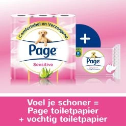Page Vochtig Toiletpapier - 6 X 74 Stuks - Sensitive Maxi Vochtig Wc Papier - Voordeelverpakking 18 Page Vochtig Toiletpapier - 6 X 74 Stuks - Sensitive Maxi Vochtig Wc Papier - Voordeelverpakking -Leven Producten Winkel 1200x1200 784