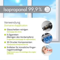 Isopropyl Alcohol - Isopropanol - IPA - Isopropyl - 99,9% Zuiver - 1000ml - Inclusief Trechter -Leven Producten Winkel 1200x1200 854