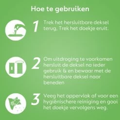 Dettol - Schoonmaakdoekjes - Power & Fresh - Kersenbloesem - 4 X 80 Stuks - Voordeelverpakking 15 Dettol - Schoonmaakdoekjes - Power & Fresh - Kersenbloesem - 4 X 80 Stuks - Voordeelverpakking -Leven Producten Winkel 1200x1200 913