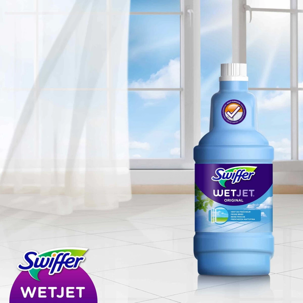 Swiffer WetJet Alles-In-Een Dweilsysteem Reinigingsmiddel - 1.25 Liter 10 Swiffer WetJet Alles-In-Een Dweilsysteem Reinigingsmiddel - 1.25 Liter - Afbeelding 8