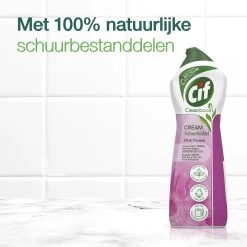Cif CleanBoost Cream Pink Schuurmiddel - 8 X 750 Ml - Voordeelverpakking -Leven Producten Winkel 1200x1200 976