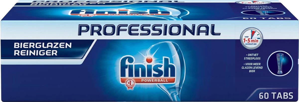 Finish Professional Bierglasreiniger 60 Tabs 4 Finish Professional Bierglasreiniger 60 Tabs - Afbeelding 2