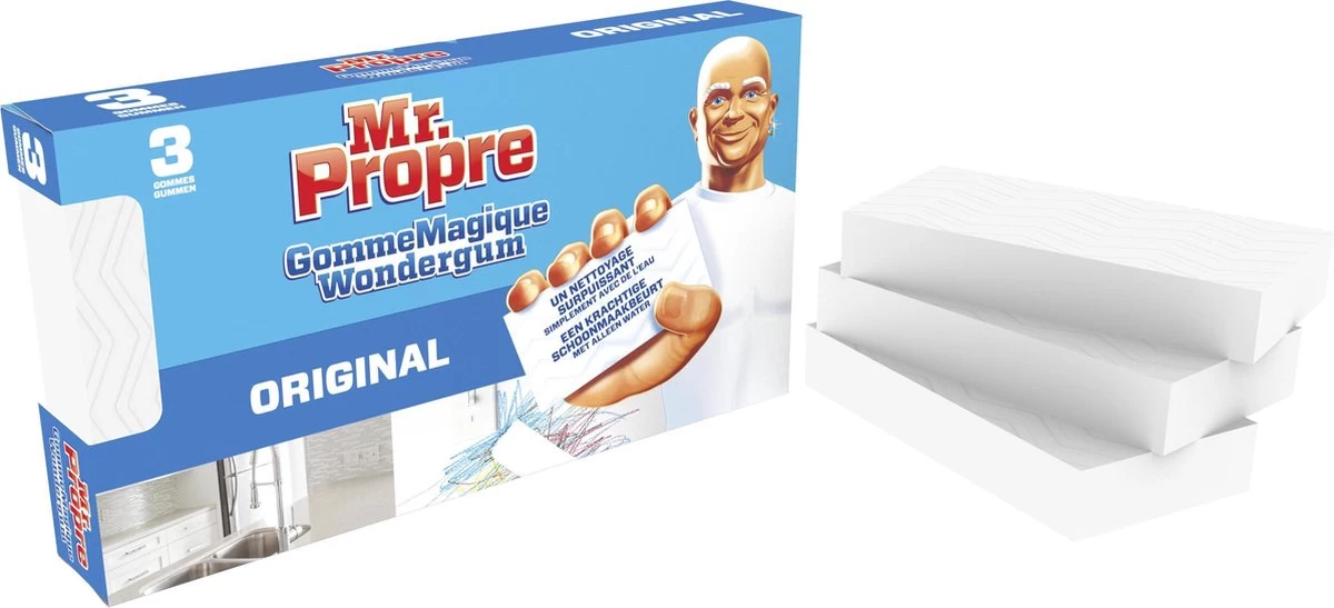 Mr Propre Magic Eraser Wondergum 4 Mr Propre Magic Eraser Wondergum - Afbeelding 2