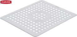Curver Gootsteenmat Rechthoekig - 26x32x1 Cm - Wit