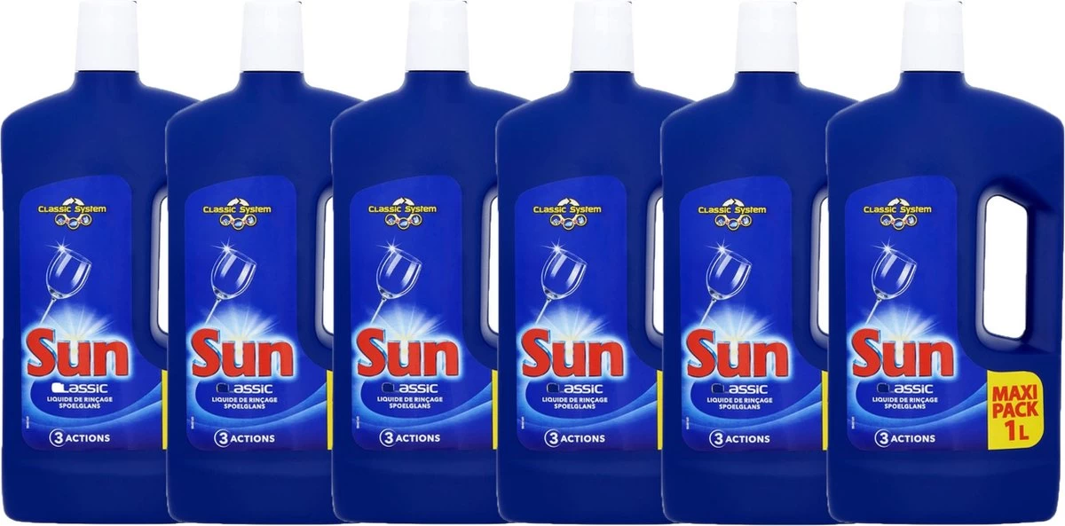 SUN® Sun Vaatwas Spoelglans - 6 X 1 L - Voordeelverpakking 11 SUN® Sun Vaatwas Spoelglans - 6 X 1 L - Voordeelverpakking - Afbeelding 9