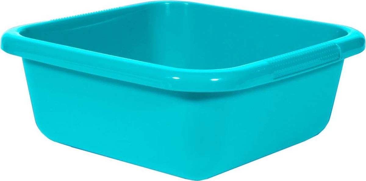 Curver Afwasbak - Vierkant - 10 Liter - Blauw 3 Curver Afwasbak - Vierkant - 10 Liter - Blauw