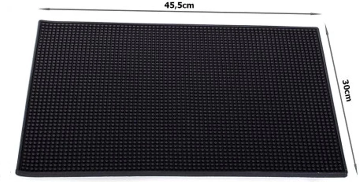 Afwas Droogmat - Afdruipmat - Barmat - Vaat Afwas Mat - Aanrechtmat - Siliconen - Anti Slip - 45 X 30 CM - Rheme 4 Afwas Droogmat - Afdruipmat - Barmat - Vaat Afwas Mat - Aanrechtmat - Siliconen - Anti Slip - 45 X 30 CM - Rheme - Afbeelding 2