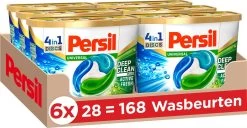 Persil® Persil 4in1 Discs Universal Wascapsules - Wasmiddel Capsules - Voordeelverpakking - 6 X 28 Wasbeurten