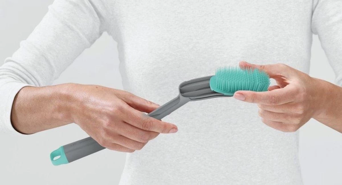 Duo Reserve Borstelkop Voor Afwasborstel, Set Van 2 Stuks, Licht Blauw - Joseph Joseph 6 Duo Reserve Borstelkop Voor Afwasborstel, Set Van 2 Stuks, Licht Blauw - Joseph Joseph - Afbeelding 4