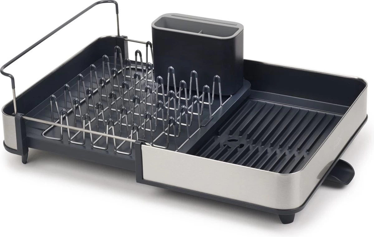 Extend Steel Uitschuifbaar Afdruiprek - Grijs - Joseph Joseph 3 Extend Steel Uitschuifbaar Afdruiprek - Grijs - Joseph Joseph