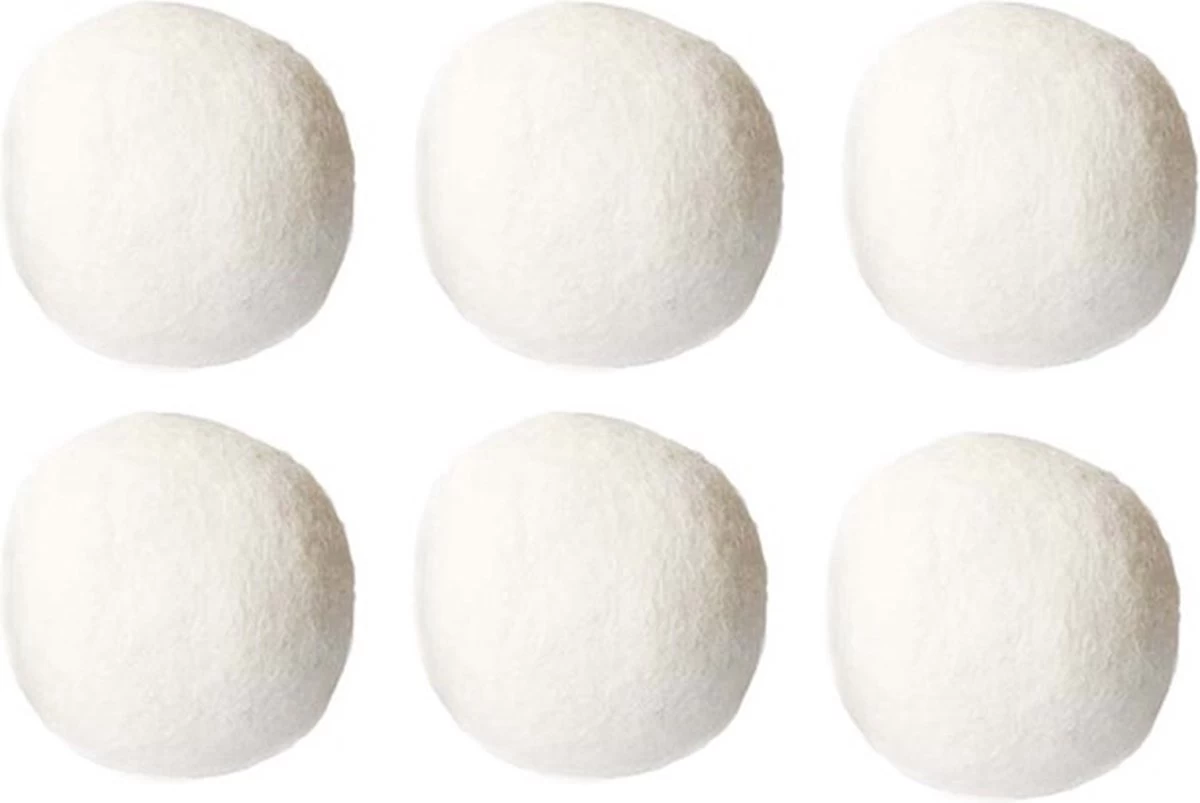 Drogerballen - Droogballen 6 Stuks XL - Herbruikbare Wasdrogerballen - Duurzaam - Energiebesparend 7 Drogerballen - Droogballen 6 Stuks XL - Herbruikbare Wasdrogerballen - Duurzaam - Energiebesparend - Afbeelding 5