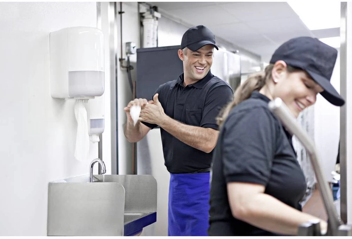 Poetsrol Tork M2 121206 2-laags - 20cm X 160m - 6 Rollen 12 Poetsrol Tork M2 121206 2-laags - 20cm X 160m - 6 Rollen - Afbeelding 10