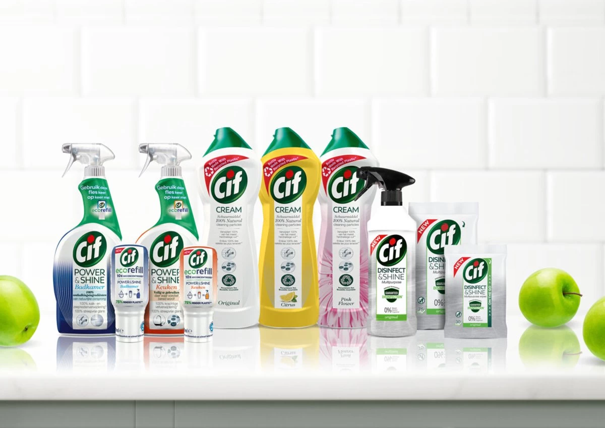 Cif CleanBoost Power & Shine Badkamer Spray - 6 X 750 Ml - Voordeelverpakking 13 Cif CleanBoost Power & Shine Badkamer Spray - 6 X 750 Ml - Voordeelverpakking - Afbeelding 11