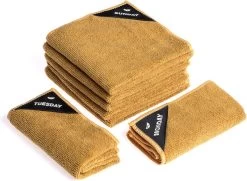 Klud Vaatdoek Set - 7 Dagen - Curry -Leven Producten Winkel 1200x879 1