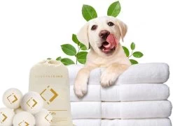 LuxerLiving Wasbol Set Van 6 - Droogt Tot 30% Sneller - Wasverzachter - Droger Ballen - Dryer Balls - Ecologisch - 100% Wol 12 LuxerLiving Wasbol Set Van 6 - Droogt Tot 30% Sneller - Wasverzachter - Droger Ballen - Dryer Balls - Ecologisch - 100% Wol -Leven Producten Winkel 1200x879