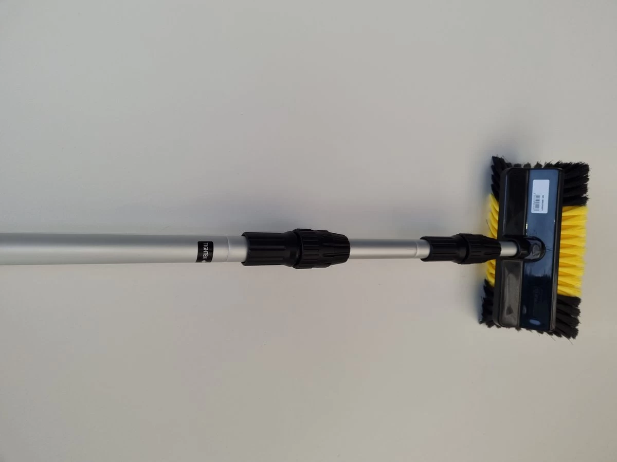 Zonnepanelen / Auto / Ramen Wassen Telescoopsteel Met Borstel Waterdoorlatende Wasborstel Met Telescopische Steel 4 Meter En Gardena Aansluiting / Wasborstel Met Uitschuifbare Telescoopsteel Met Waterdoorvoer 4 Zonnepanelen / Auto / Ramen Wassen Telescoopsteel Met Borstel Waterdoorlatende Wasborstel Met Telescopische Steel 4 Meter En Gardena Aansluiting / Wasborstel Met Uitschuifbare Telescoopsteel Met Waterdoorvoer - Afbeelding 2