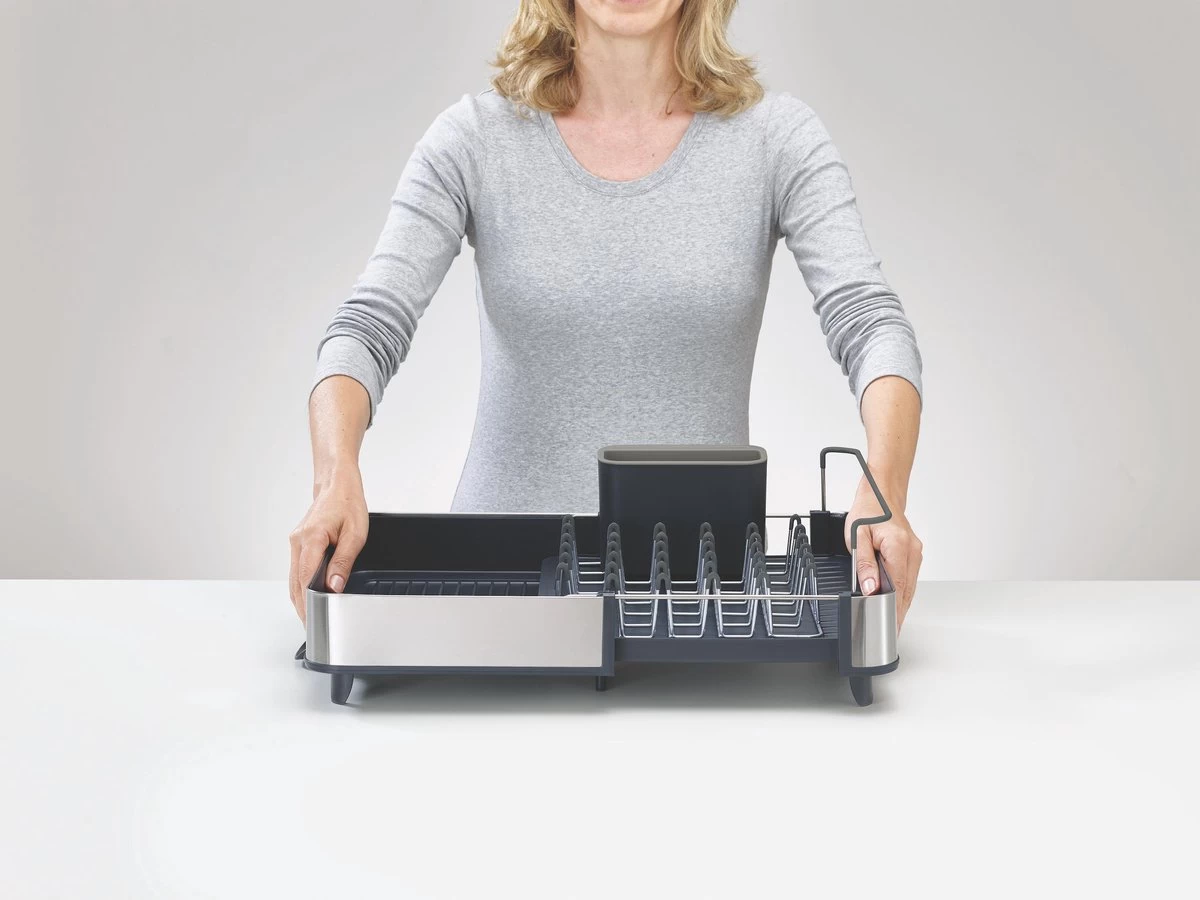 Extend Steel Uitschuifbaar Afdruiprek - Grijs - Joseph Joseph 8 Extend Steel Uitschuifbaar Afdruiprek - Grijs - Joseph Joseph - Afbeelding 6