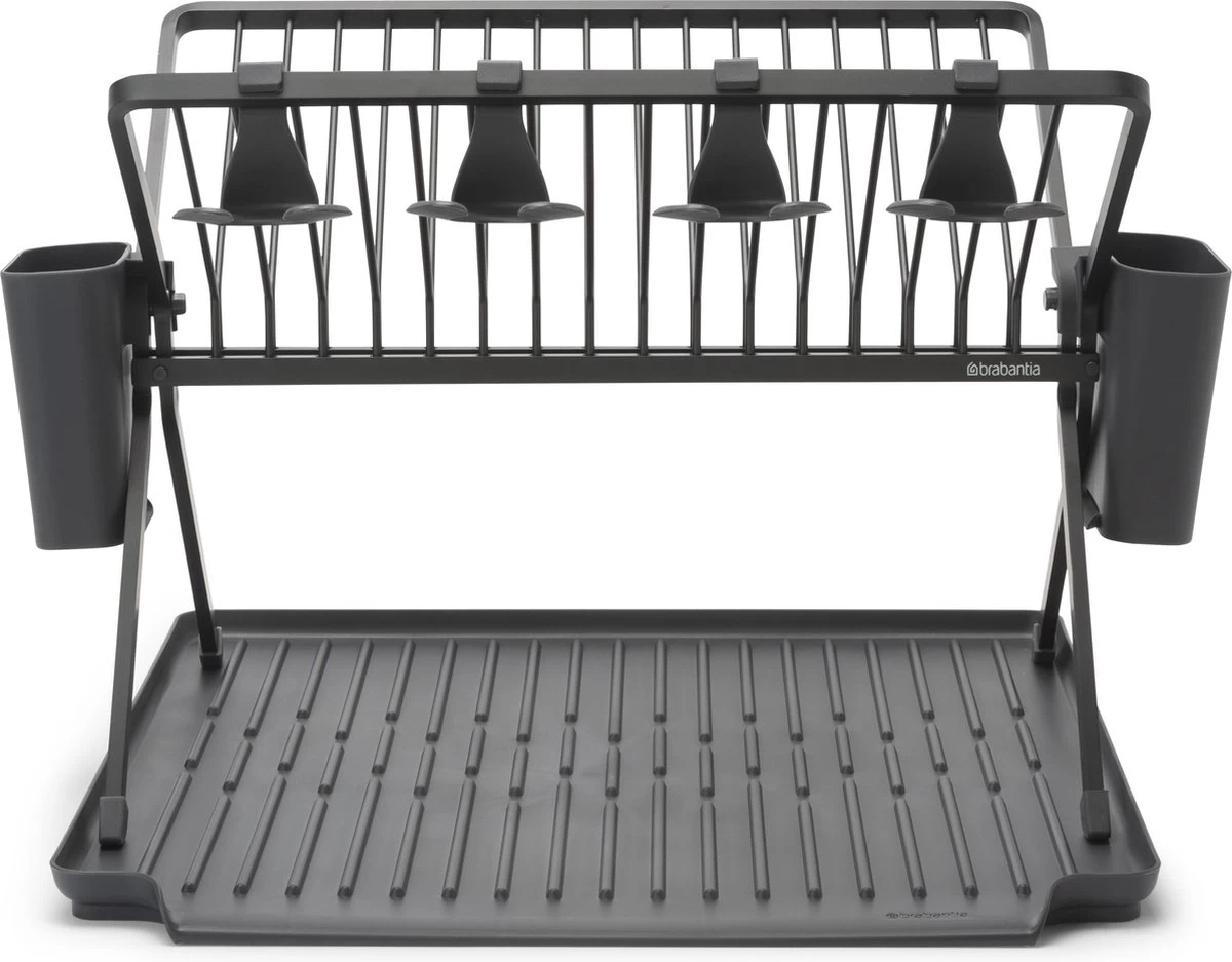 Brabantia SinkSide Afdruiprek - Inklapbaar - Dark Grey 4 Brabantia SinkSide Afdruiprek - Inklapbaar - Dark Grey - Afbeelding 2