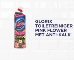 Glorix WC Powergel Toiletreiniger Pink Flower - 6 X 750 Ml - Voordeelverpakking -Leven Producten Winkel 1200x961 2
