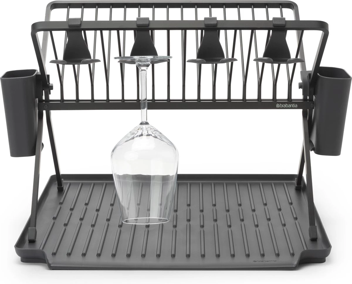 Brabantia SinkSide Afdruiprek - Inklapbaar - Dark Grey 6 Brabantia SinkSide Afdruiprek - Inklapbaar - Dark Grey - Afbeelding 4