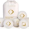 LuxerLiving Wasbol Set Van 6 - Droogt Tot 30% Sneller - Wasverzachter - Droger Ballen - Dryer Balls - Ecologisch - 100% Wol 1 LuxerLiving Wasbol Set Van 6 - Droogt Tot 30% Sneller - Wasverzachter - Droger Ballen - Dryer Balls - Ecologisch - 100% Wol -Leven Producten Winkel 1200x971 1