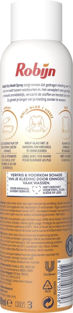 Robijn Original Dry Wash Spray - 6 X 200 Ml - Voordeelverpakking 12 Robijn Original Dry Wash Spray - 6 X 200 Ml - Voordeelverpakking -Leven Producten Winkel 282x1200