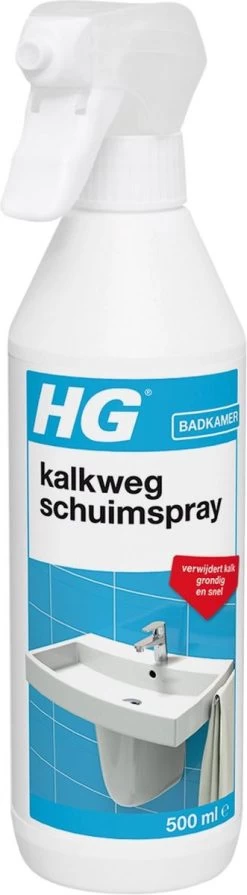 HG Kalkweg Schuimspray - 500ml - 100% Glans - Verwijdert En Voorkomt Kalk - Biologisch Afbreekbaar -Leven Producten Winkel 331x1200 1