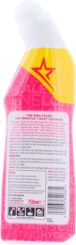 The Pink Stuff The Miracle Toilet Cleaner - Toiletreiniger - 750ml 12 The Pink Stuff The Miracle Toilet Cleaner - Toiletreiniger - 750ml -Leven Producten Winkel 375x1200