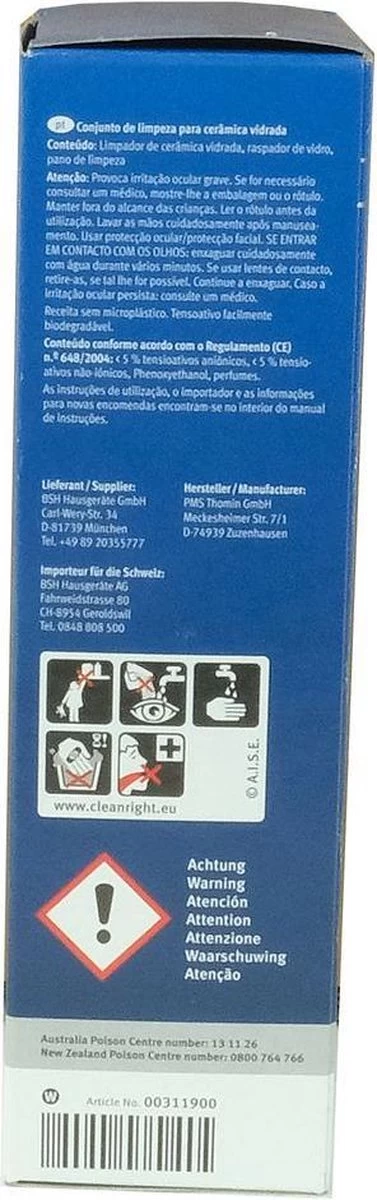 Bosch / Siemens Kookplaat Onderhoudsset - Onderhoudsset Voor Keramische Oppervlakken 9 Bosch / Siemens Kookplaat Onderhoudsset - Onderhoudsset Voor Keramische Oppervlakken - Afbeelding 7